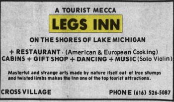 Legs Inn - Aug 1971 Ad (newer photo)